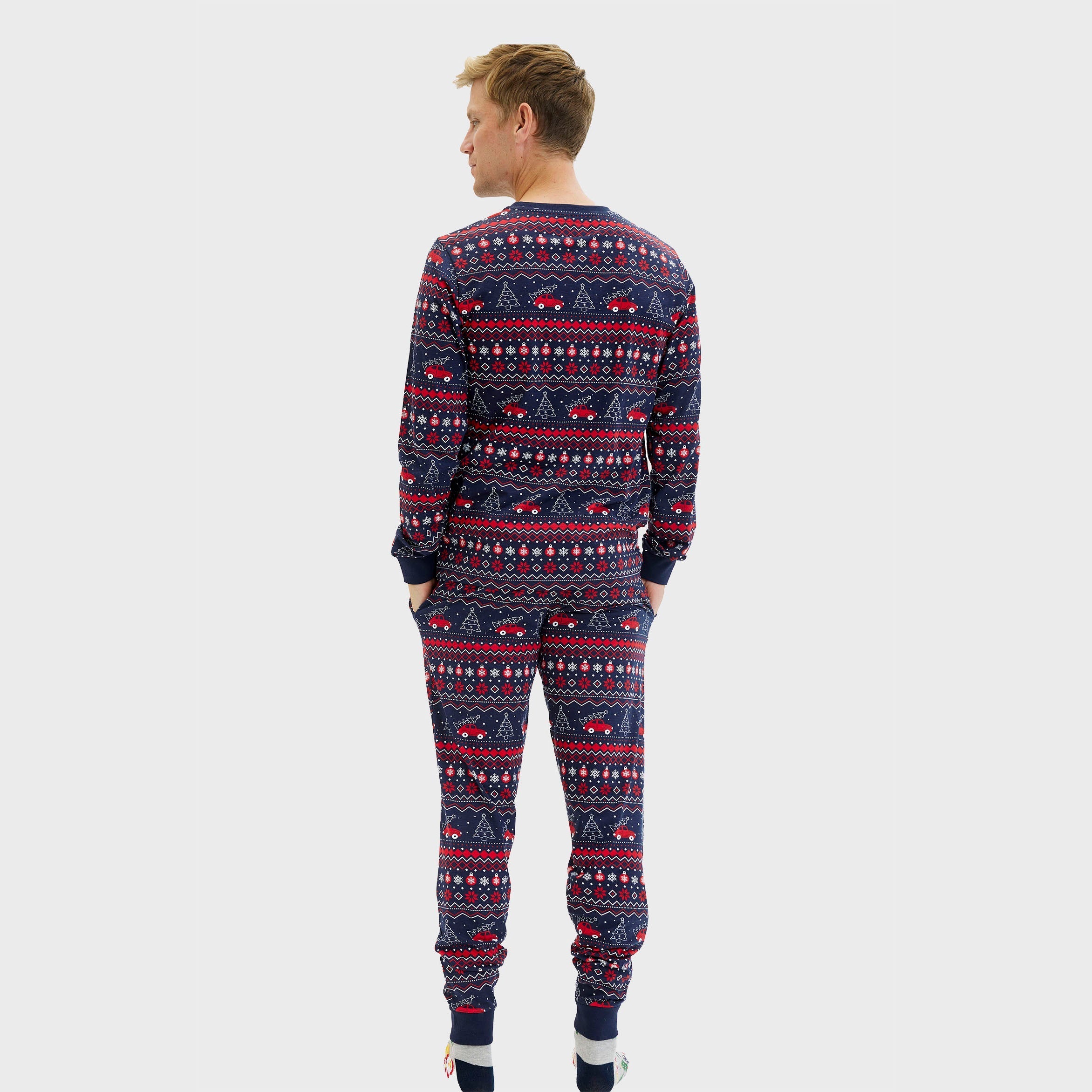 Driving home for Kerst pyjama - Heren.